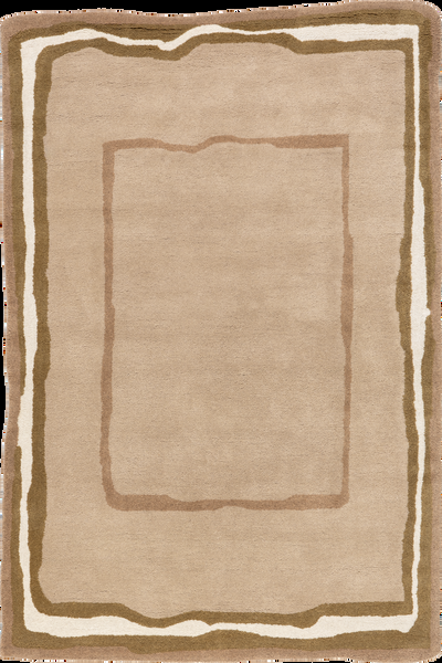 nuloom Contessa Bordered Wool Area Rug Taupe