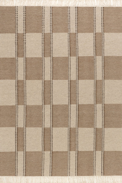 nuloom Corbett Fringed Wool Area Rug Beige