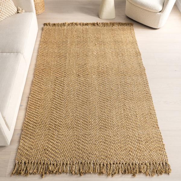 Nuloom Cosima Farmhouse Solid Area Rug Natural