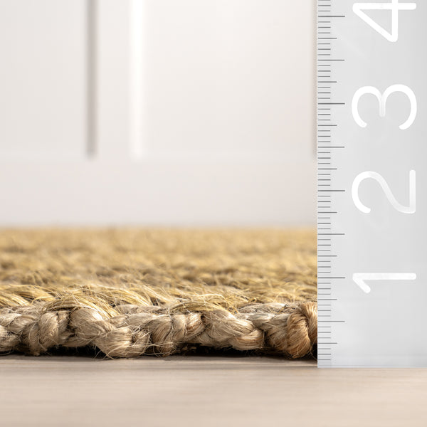 Nuloom Cosima Farmhouse Solid Area Rug Natural