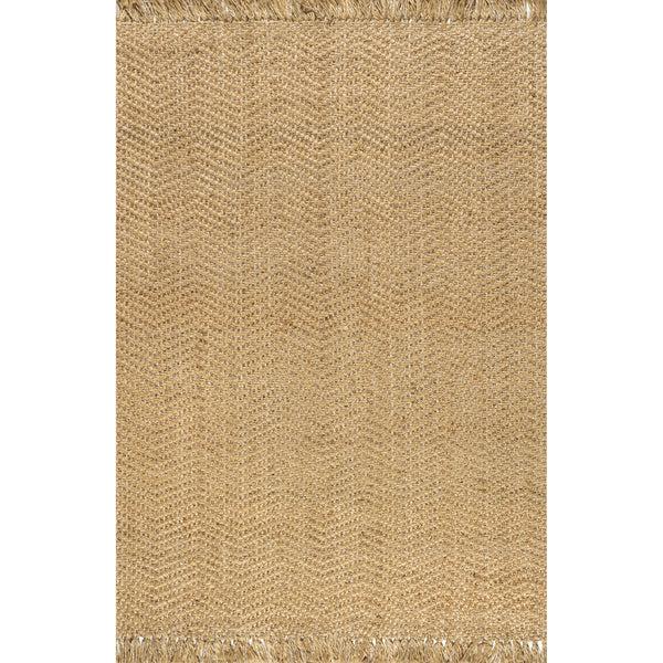 nuloom Cosima Farmhouse Solid Area Rug Natural