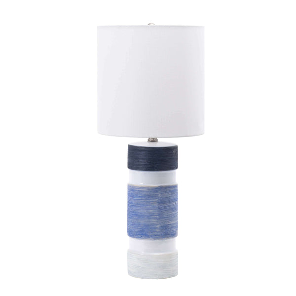 nuloom Cypress 25" Ceramic Table Lamp Blue