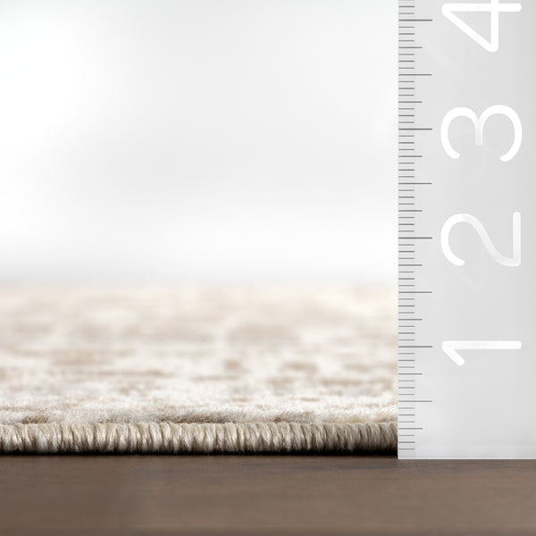 Nuloom Dahlia Modern Abstract Area Rug Beige