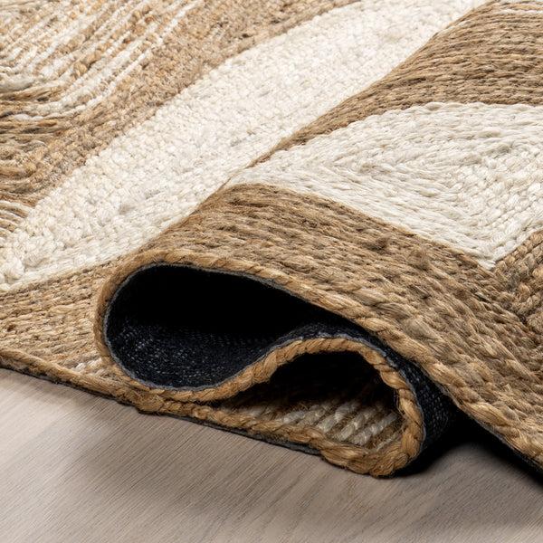 Nuloom Dalia Jute Abstract Area Rug Natural