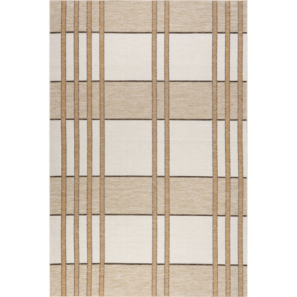 nuloom Damsel Plaid Indoor/Outdoor Area Rug Beige