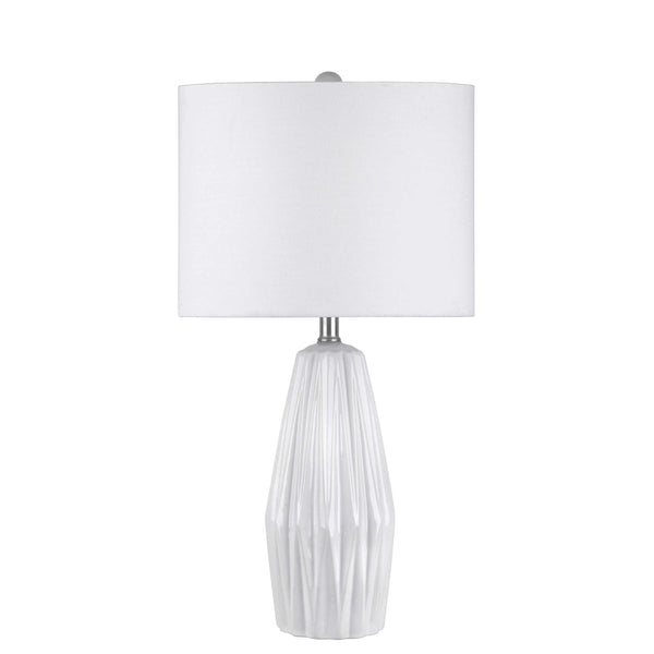 nuloom Davis 25" Ceramic Table Lamp Cream
