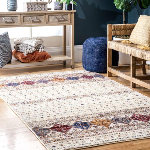 Nuloom Dayana Rococo Striped Beige