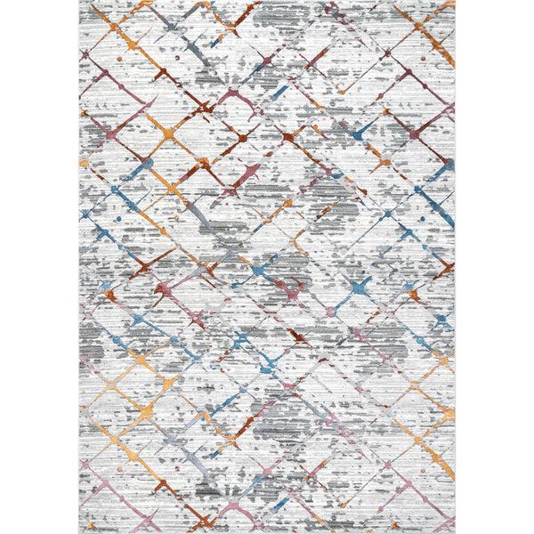 nuloom Delilah Modern Abstract Light Grey