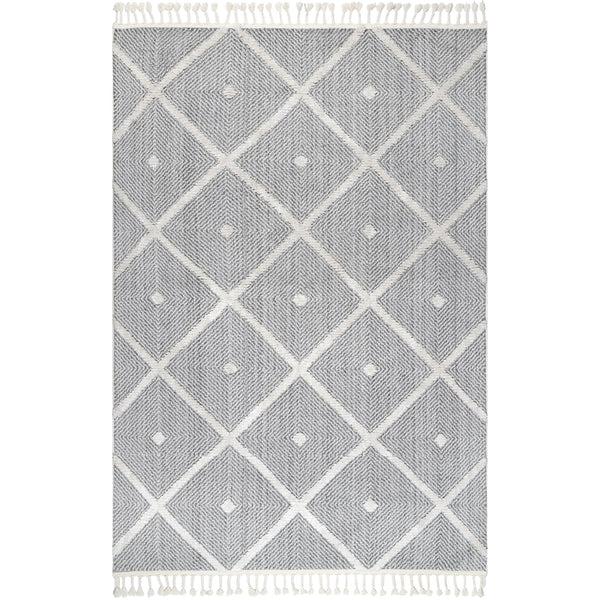 nuloom Diamond Deyton Area Rug Grey