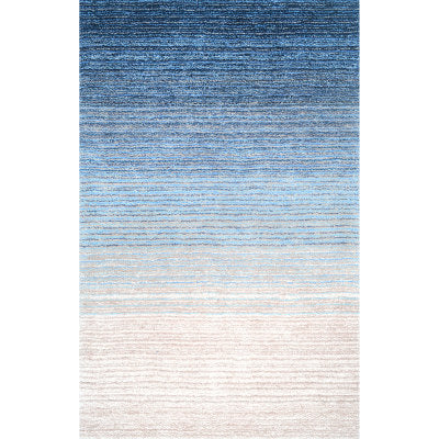 Nuloom Drey Ombre Shag Blue