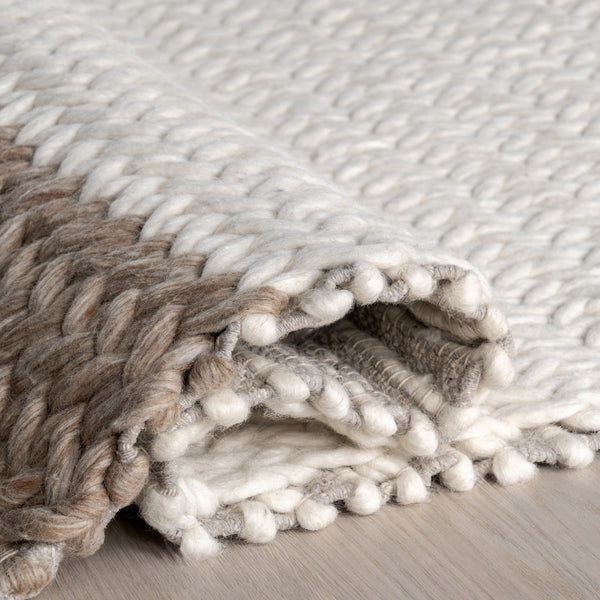 Nuloom Dune Wool Area Rug Ivory