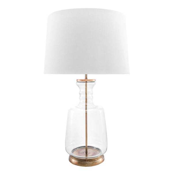 Nuloom Eagan 24" Glass Table Lamp Gold