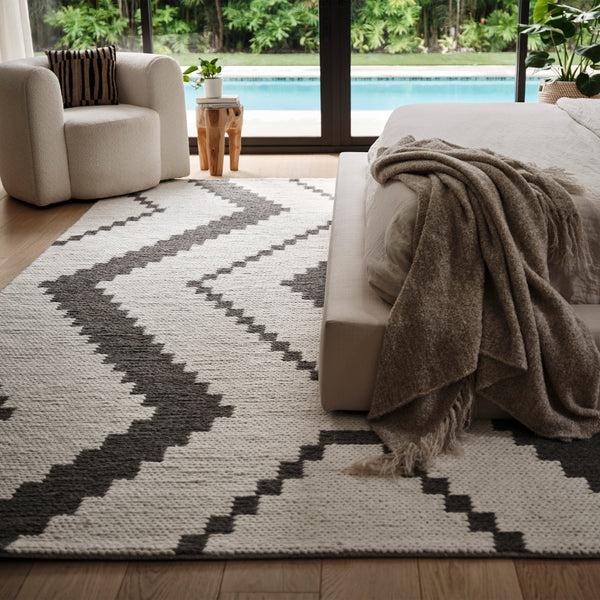 Nuloom Eighty-Eight Wool Area Rug Dark Grey