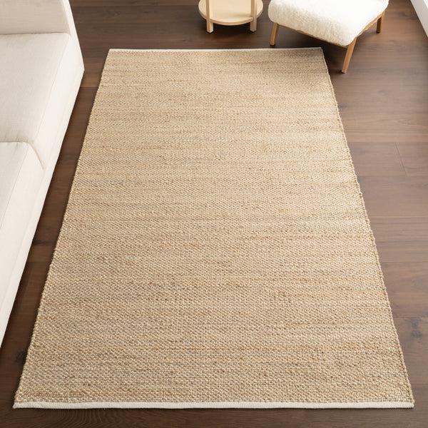 Nuloom Eladia Solid Jute Area Rug Natural