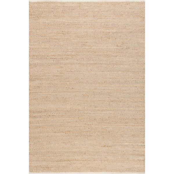nuloom Eladia Solid Jute Area Rug Natural