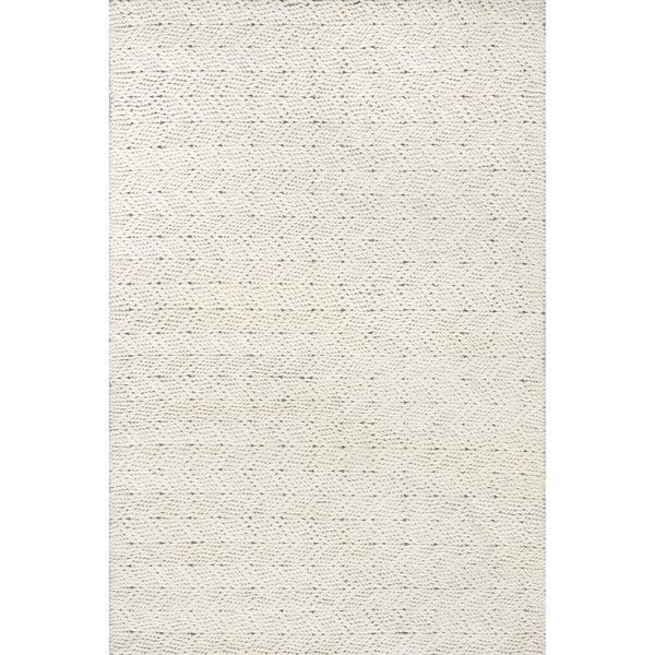 nuloom Electra Contemporary Wool Area Rug Ivory