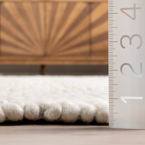Nuloom Electra Contemporary Wool Area Rug Ivory