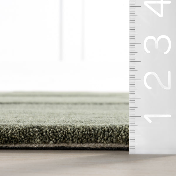 Nuloom Elliot Wool Area Rug Olive