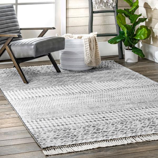 Nuloom Ellison Glen Striped Grey