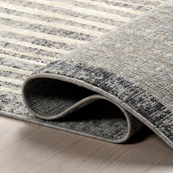 Nuloom Emely Modern Striped Area Rug Grey