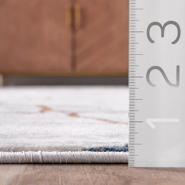 Nuloom Emmalyn Abstract Maze Area Rug Light Grey
