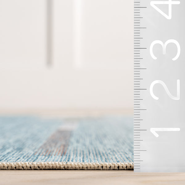 Nuloom Emmie Graphic Indoor/Outdoor Area Rug Blue