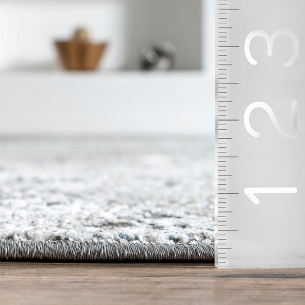 Nuloom Enni Contemporary Snake Print Area Rug Gray