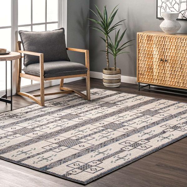 Nuloom Erika Transitional Tribal Area Rug Gray