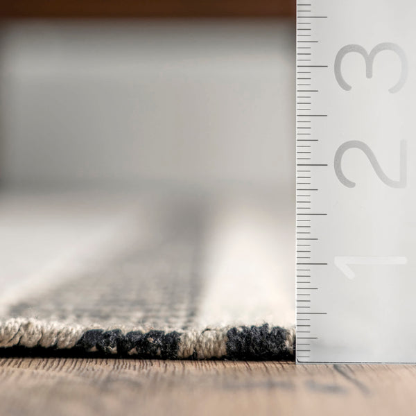 Nuloom Estella Striped Waves Area Rug Gray