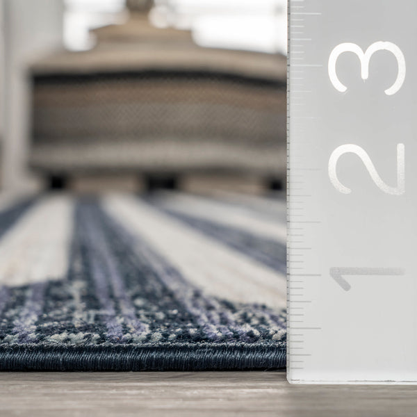 Nuloom Estelle Striped Modern Area Rug Gray