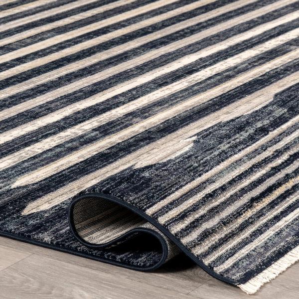 Nuloom Estelle Striped Modern Area Rug Gray