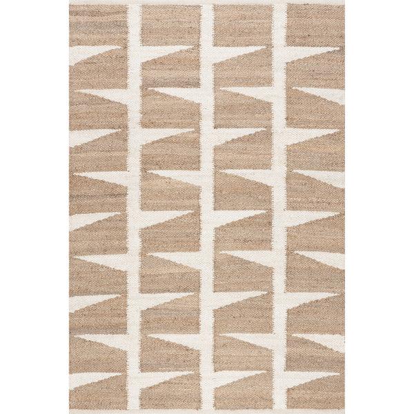 nuloom Esti Geometric Jute Area Rug Natural