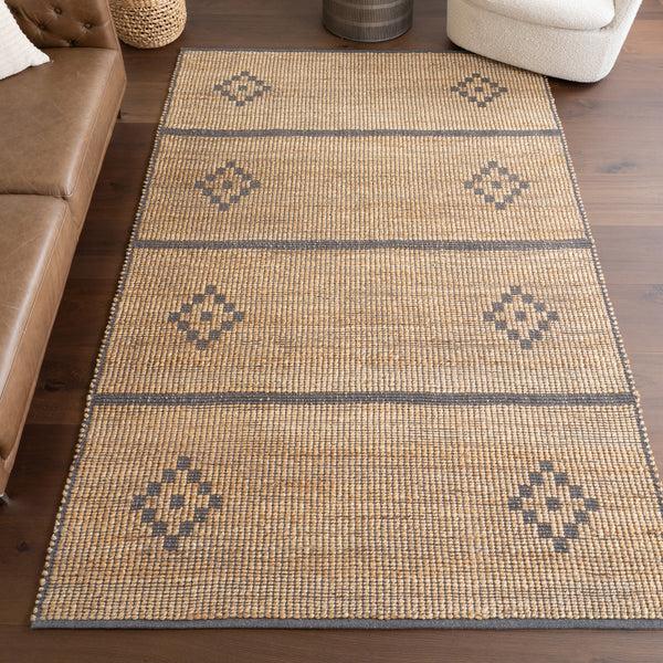 Nuloom Etta Diamond Jute Area Rug Natural