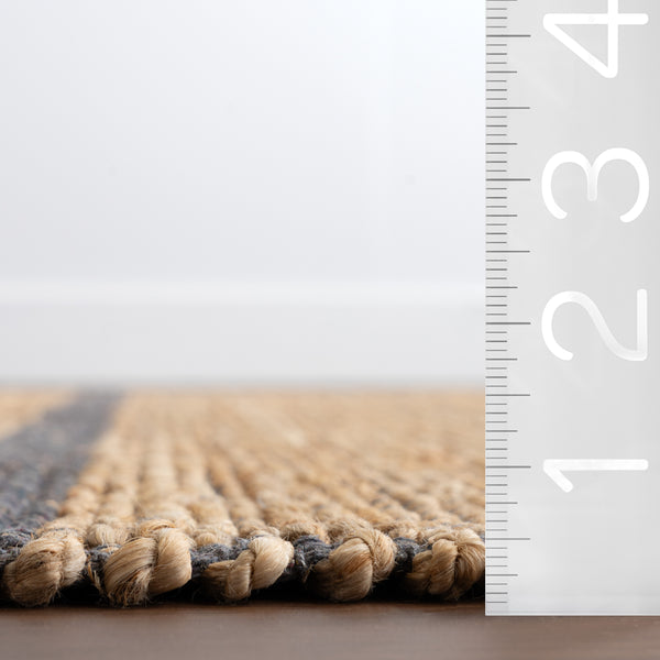Nuloom Etta Diamond Jute Area Rug Natural