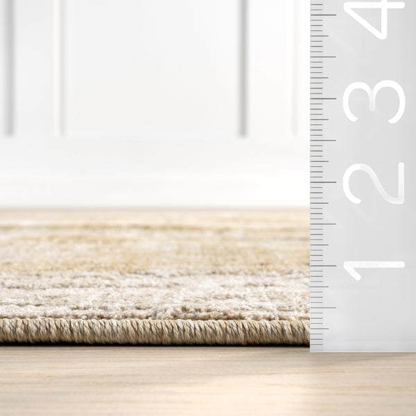 Nuloom Eulalie Contemporary Abstract Area Rug Sand