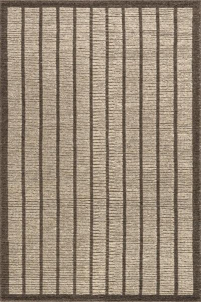 nuloom Eva Block Stripe Wool Area Rug Brown