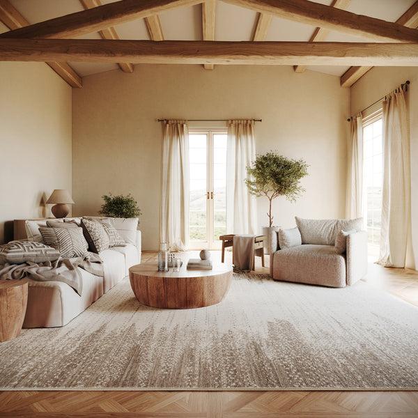 Nuloom Nuloom Evara Abstract Handmade Wool Area Rug Ivory