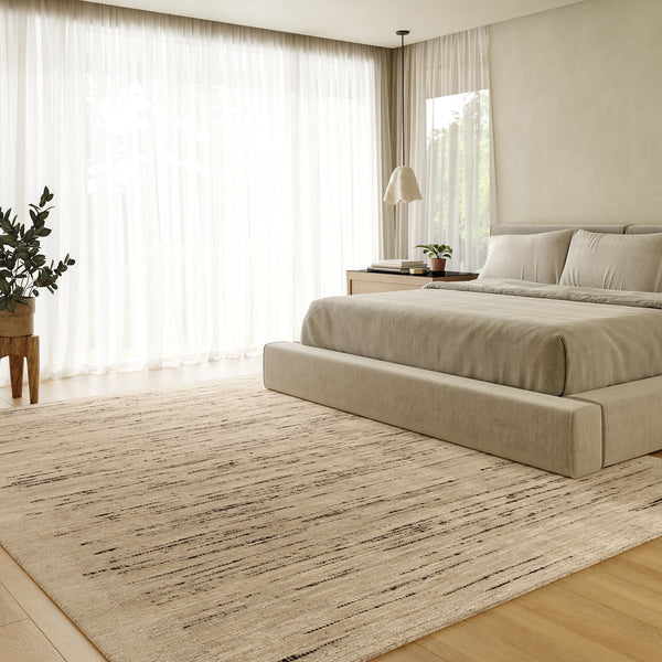 Nuloom Evergreen Marled Jute Blend Area Rug Beige