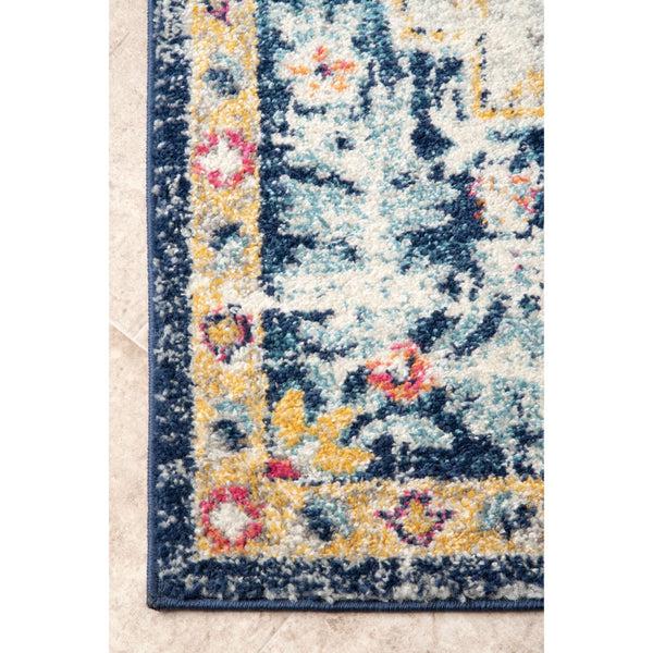 Nuloom Everleigh Floral Crowned Medallion Beige