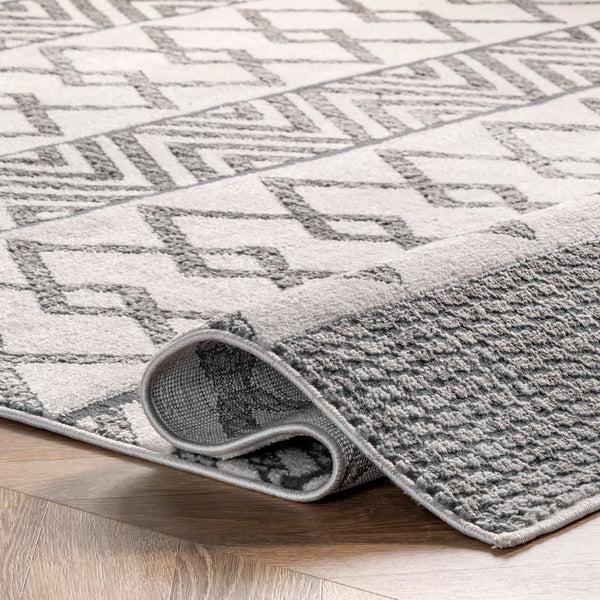 Nuloom Fading Bands Area Rug Light Gray