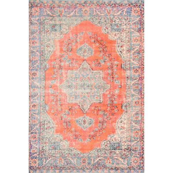 nuloom Flatweave Medallion Karol Area Rug Rust