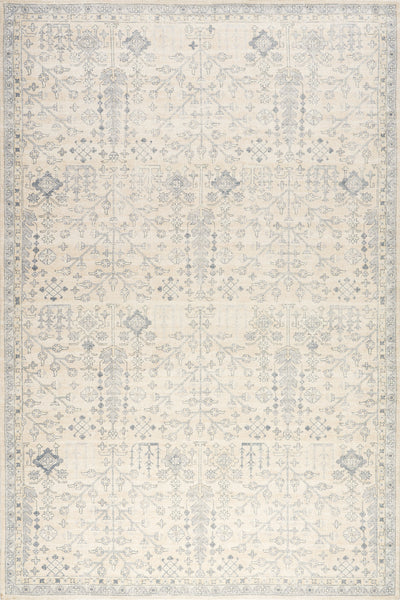 nuloom Flora Wool and Cotton Area Rug Slate Blue