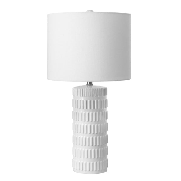 nuloom Franklin 25" Ceramic Table Lamp Black