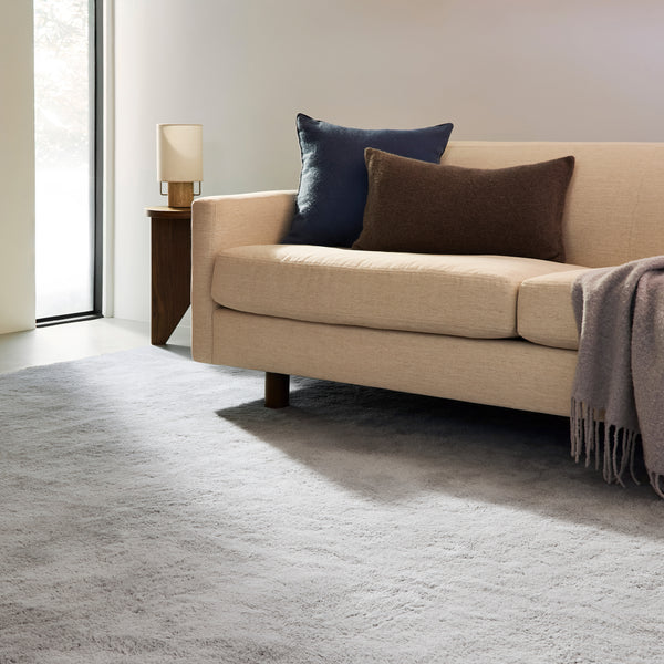 Nuloom Gaia New Zealand Wool Shag Area Rug Grey