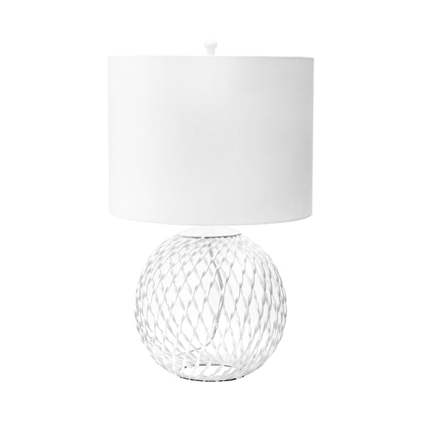 nuloom Galena 20" Iron Table Lamp White
