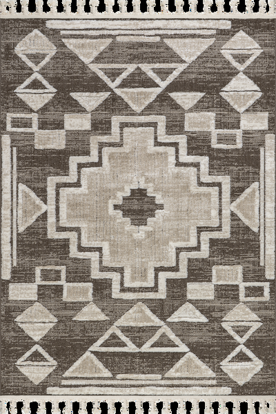 nuloom Gatsby Southwestern Tasseled Area Rug Brown