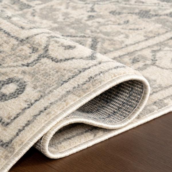 Nuloom Gem Traditional DIstressed Area Rug Grey