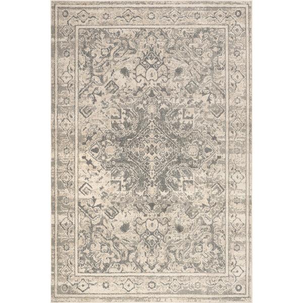 nuloom Gem Traditional DIstressed Area Rug Grey