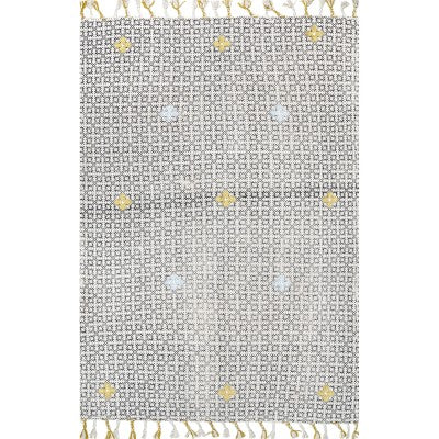 nuloom Geometric Aliyah Ivory