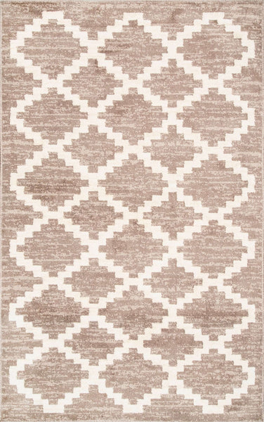 nuloom Geometric Faustina Area Rug Beige